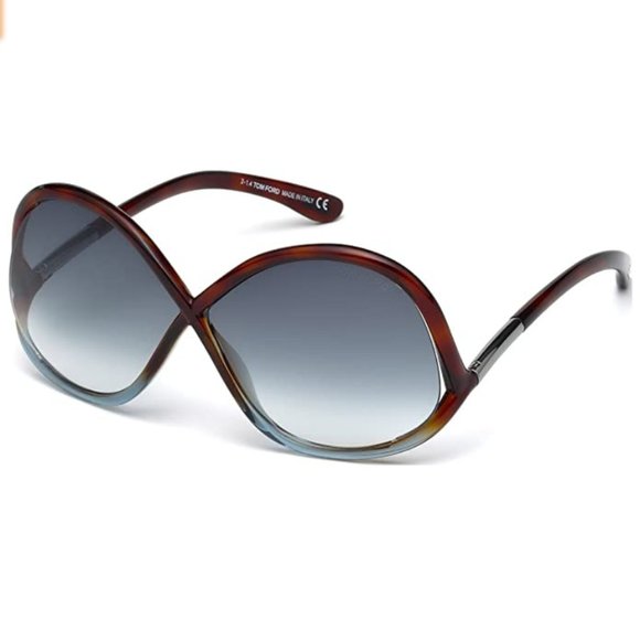 Tom Ford TF 372 Ivanna Havana Brown oversize  Sunglasses main image 10